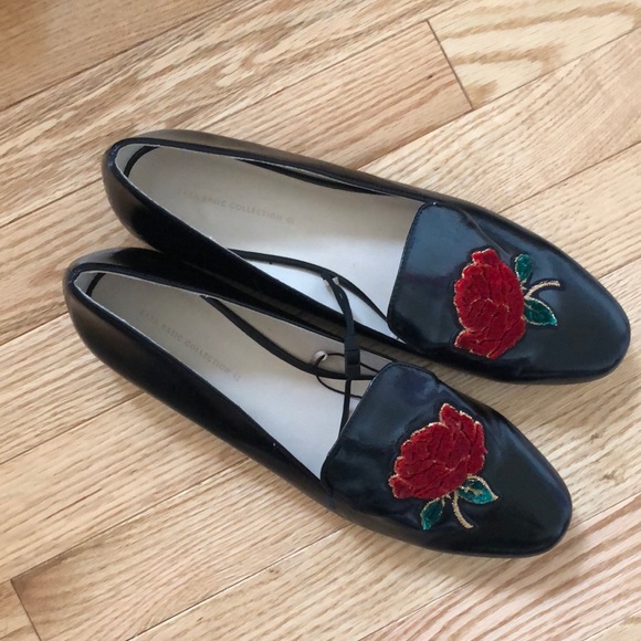 red rose loafers